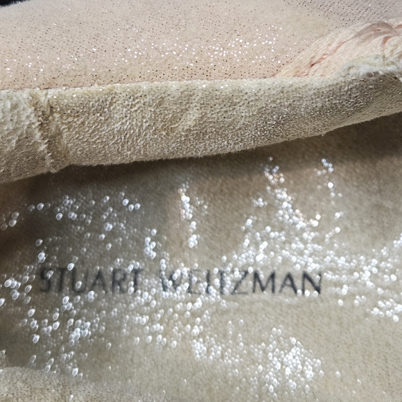 Super cute pink with rhinestones. Slip-On Sneakers Stuart Weitzman kids size 10 - Picture 6 of 8